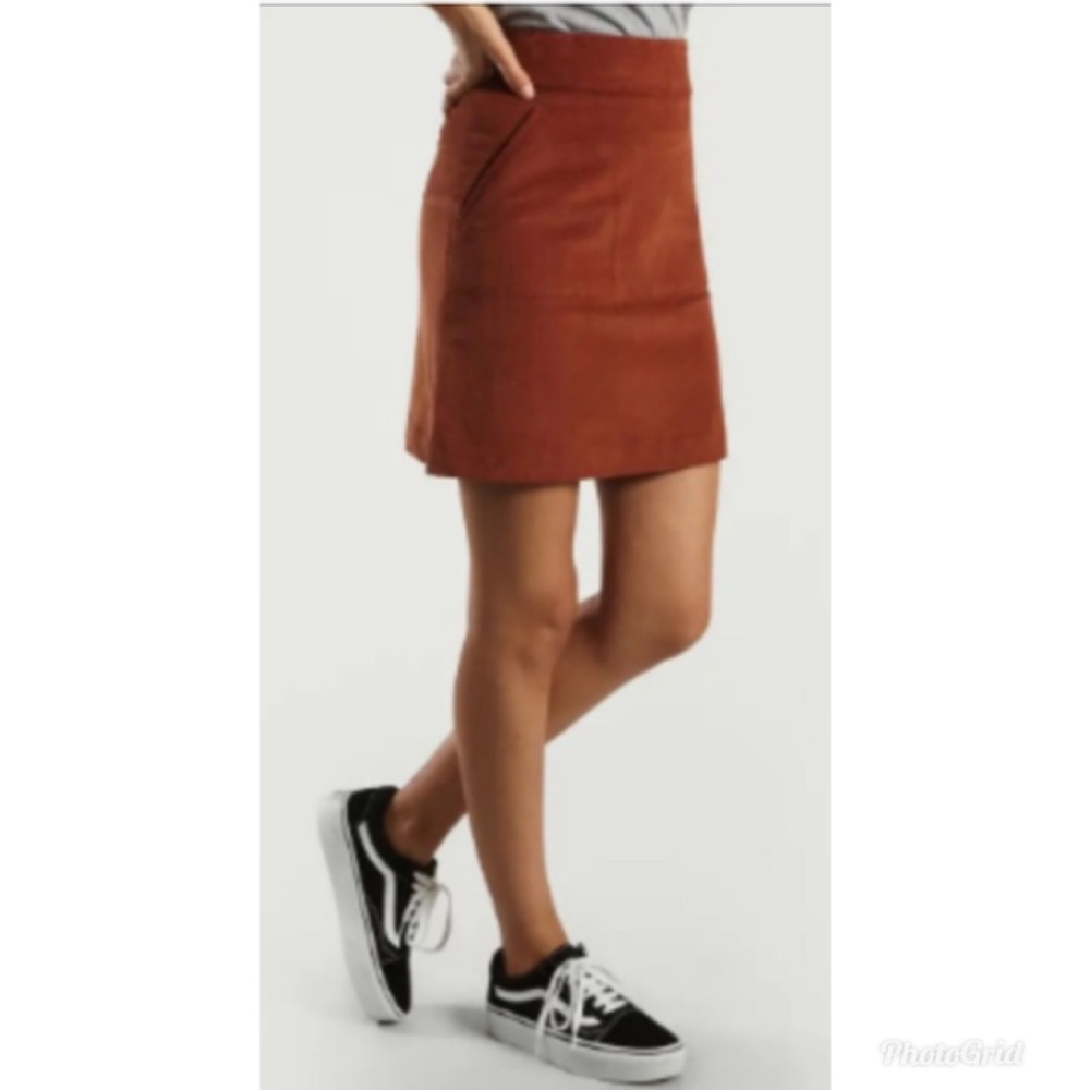 A.P.C. Copper Corduroy Skirt